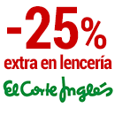 25% dto. extra en lencería