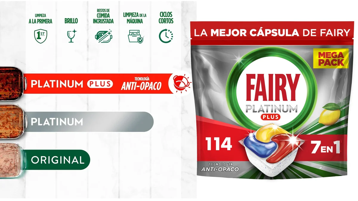 114 cápsulas Fairy Platinum Plus - efectivo en programas cortos