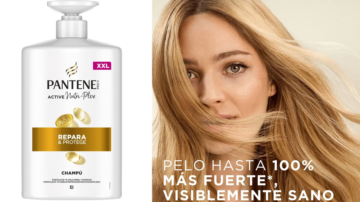 1L Champú Pantene repara y protege pelo dañado