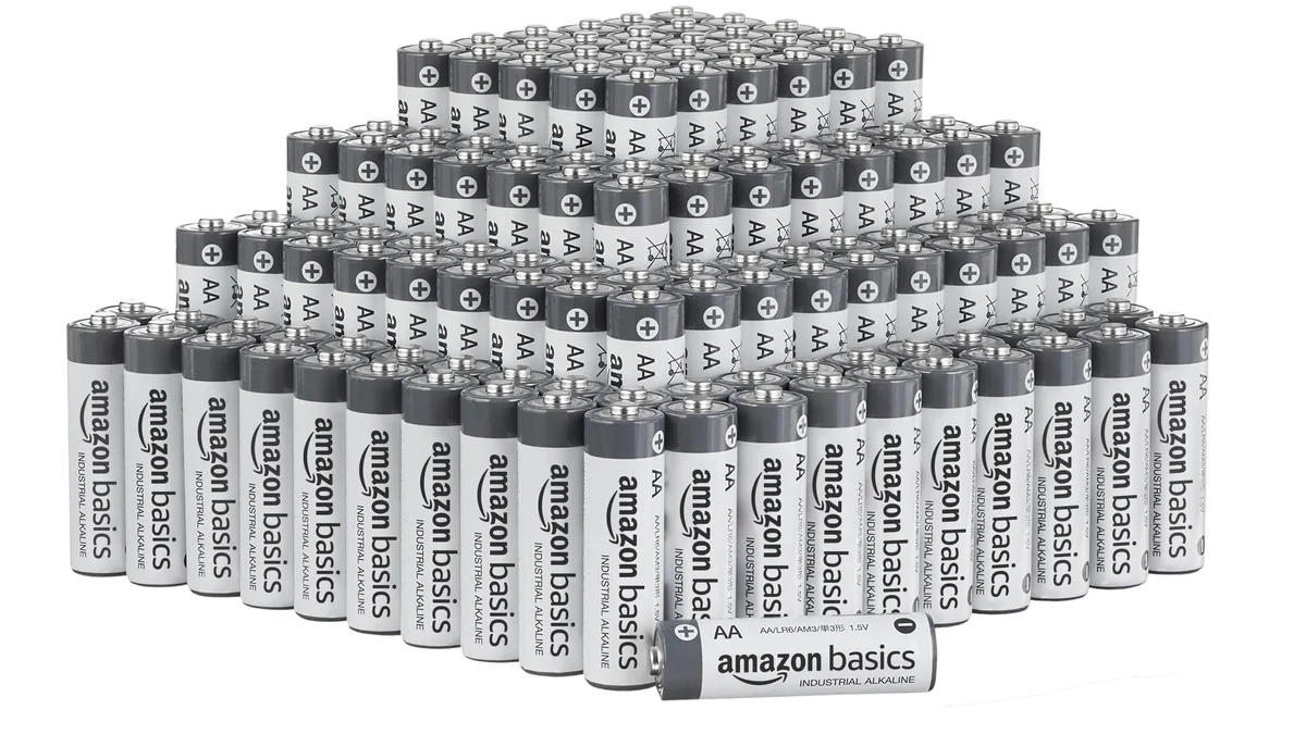 200 pilas AA alcalinas AmazonBasics