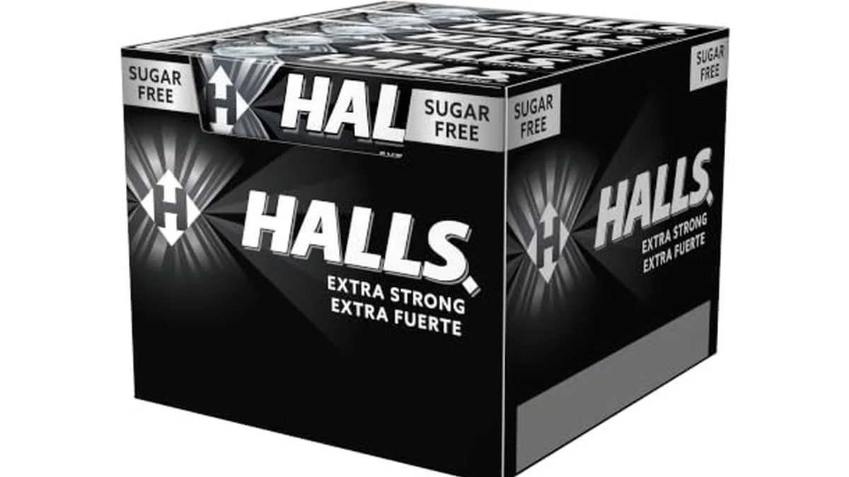 200 caramelos Halls Menta Extra Fuerte