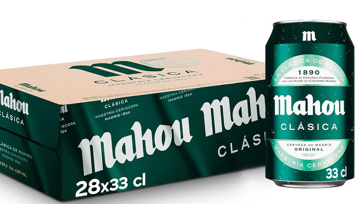 28 latas 33cl Mahou Clásica