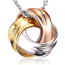 Colgante de plata de ley + collar 