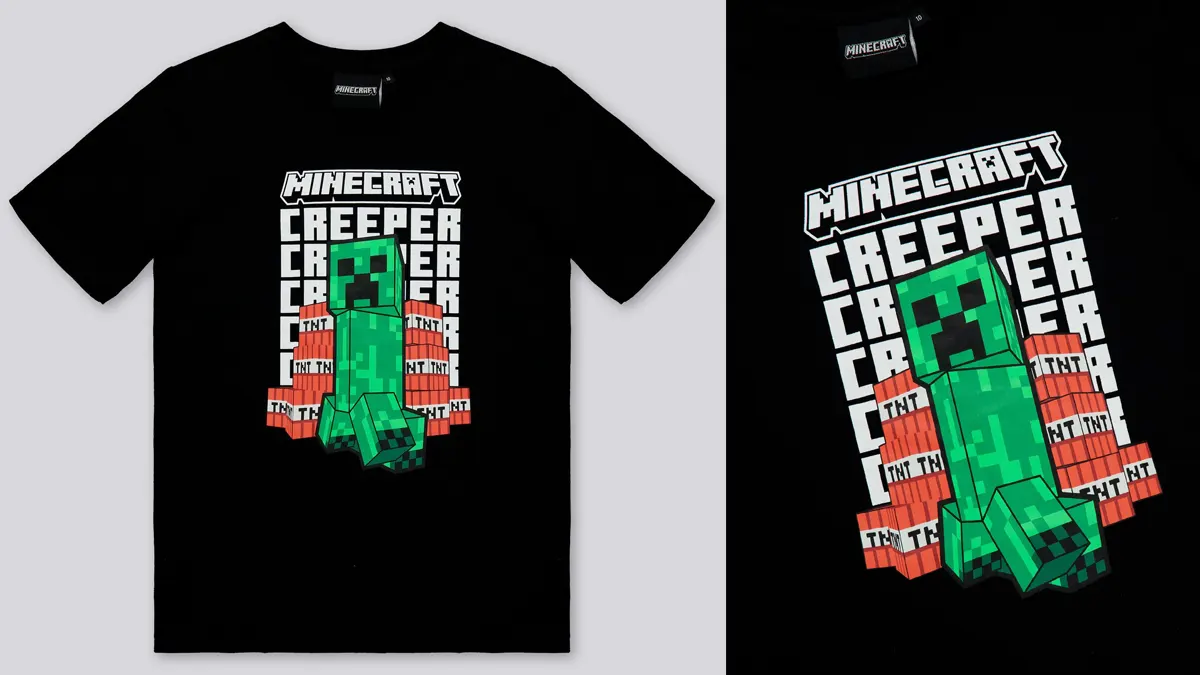 Camiseta Minecraft niños - tallas 10 a 16