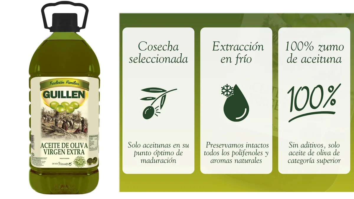 5L Aceite Oliva Virgen Extra Guillén