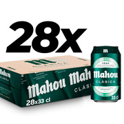 mahou clasica 28 latas