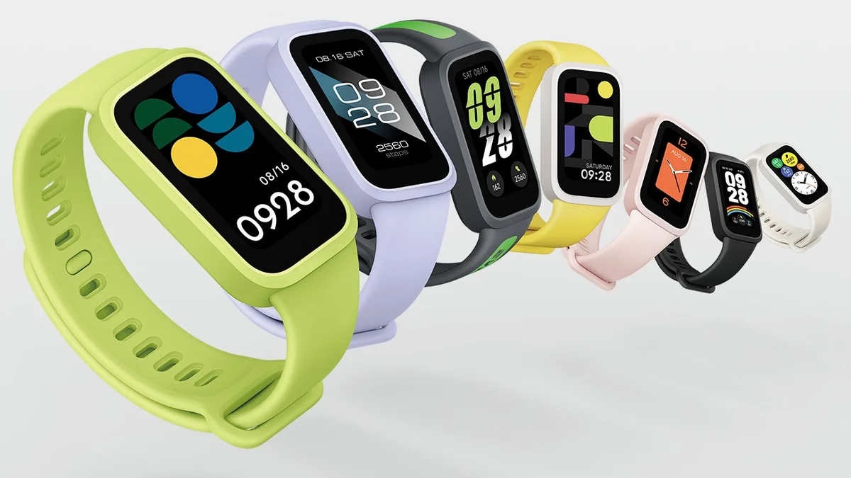 Xiaomi Smart Band 9 Active con pulsioxímetro sumergible