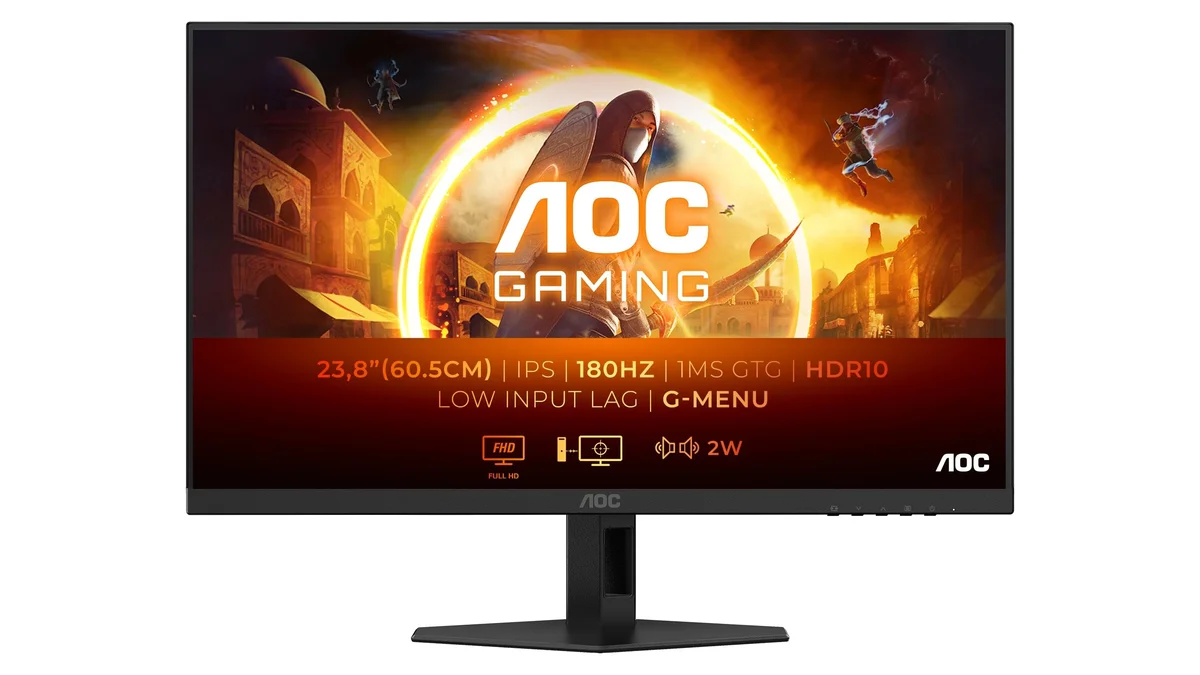 24" 180Hz Monitor AOC IPS FULLHD - con altavoces - 130% sRGB