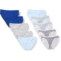 Pack 10 braguitas de algodón Amazon Essentials - varios colores