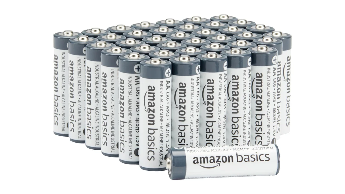 40 pilas alcalinas AmazonBasics AA
