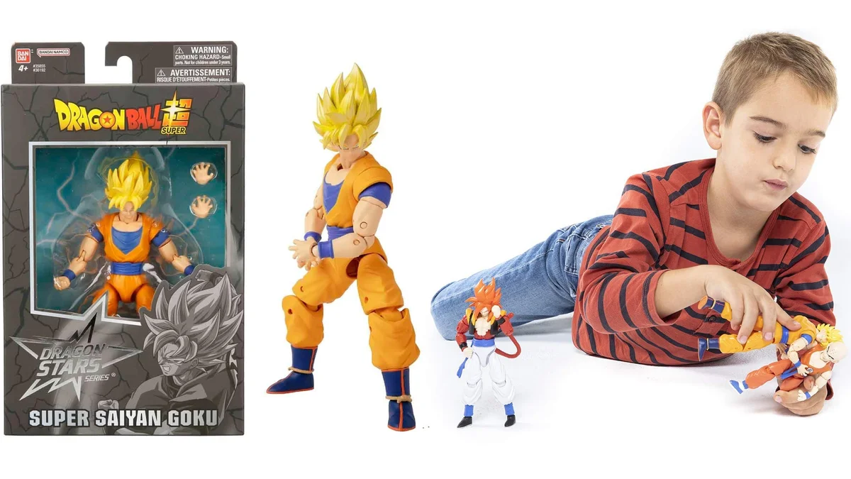 Figura Goku Super Saiyan 17cm articulada