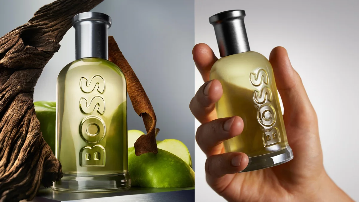 100ml Hugo Boss Bottled - colonia frutal dulce limpia amaderada