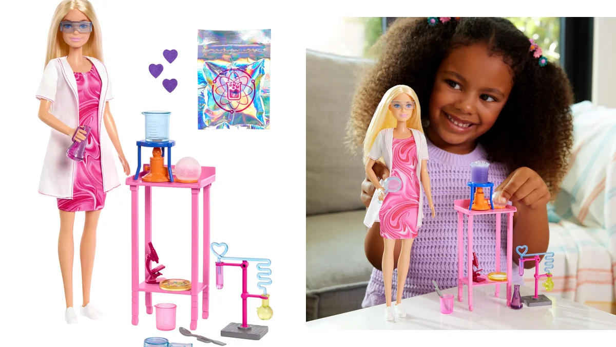Barbie Muñeca científica con laboratorio