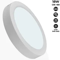 Plafón circular led 18W 1800lm 22.5x3.5cm