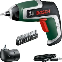 Atornillador Bosch IXO 7 inalámbrico + puntas y adaptador atornillado en ángulo