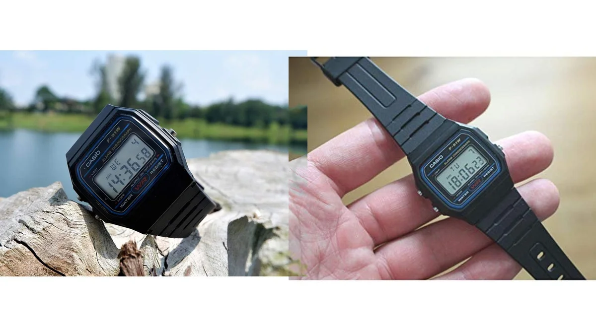 Reloj Casio F-91W Unisex - 7 años de autonomía