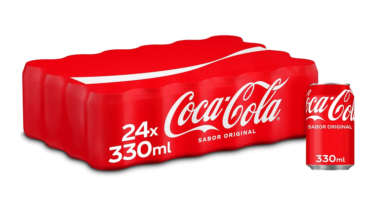 24 latas de Coca Cola normal y zero