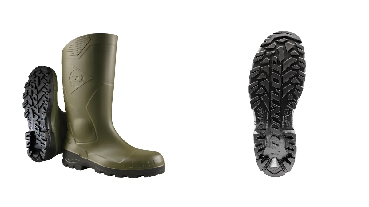Botas de agua Dunlop de seguridad - tallas 37 a 41, 44, 46, 47