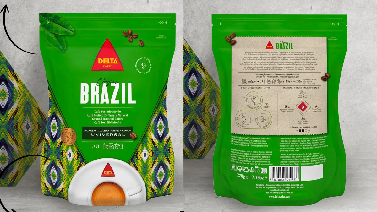 220g café molido Delta Brazil arábica