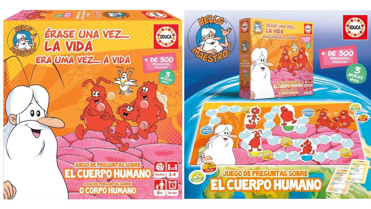 Érase una vez la vida: Juego de mesa Anatomía y biología