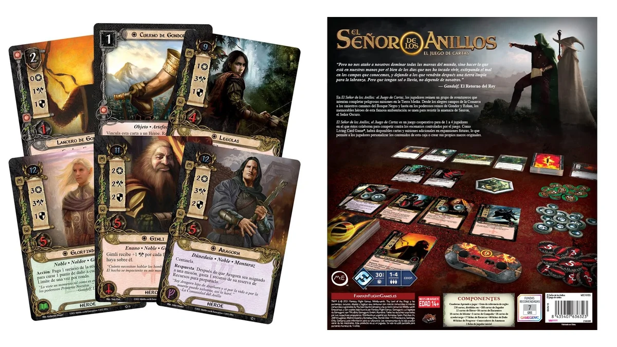 Juego de Cartas El Señor de los Anillos