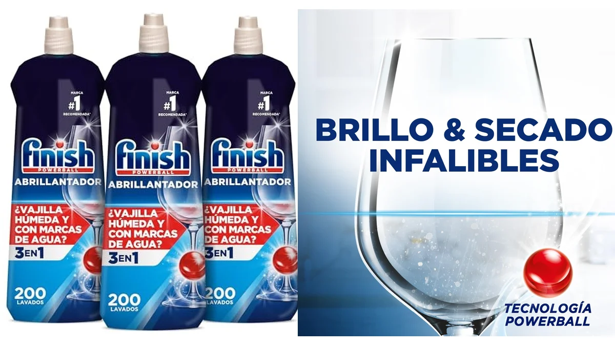 PACK 600 dosis - Finish abrillantador para lavavajillas