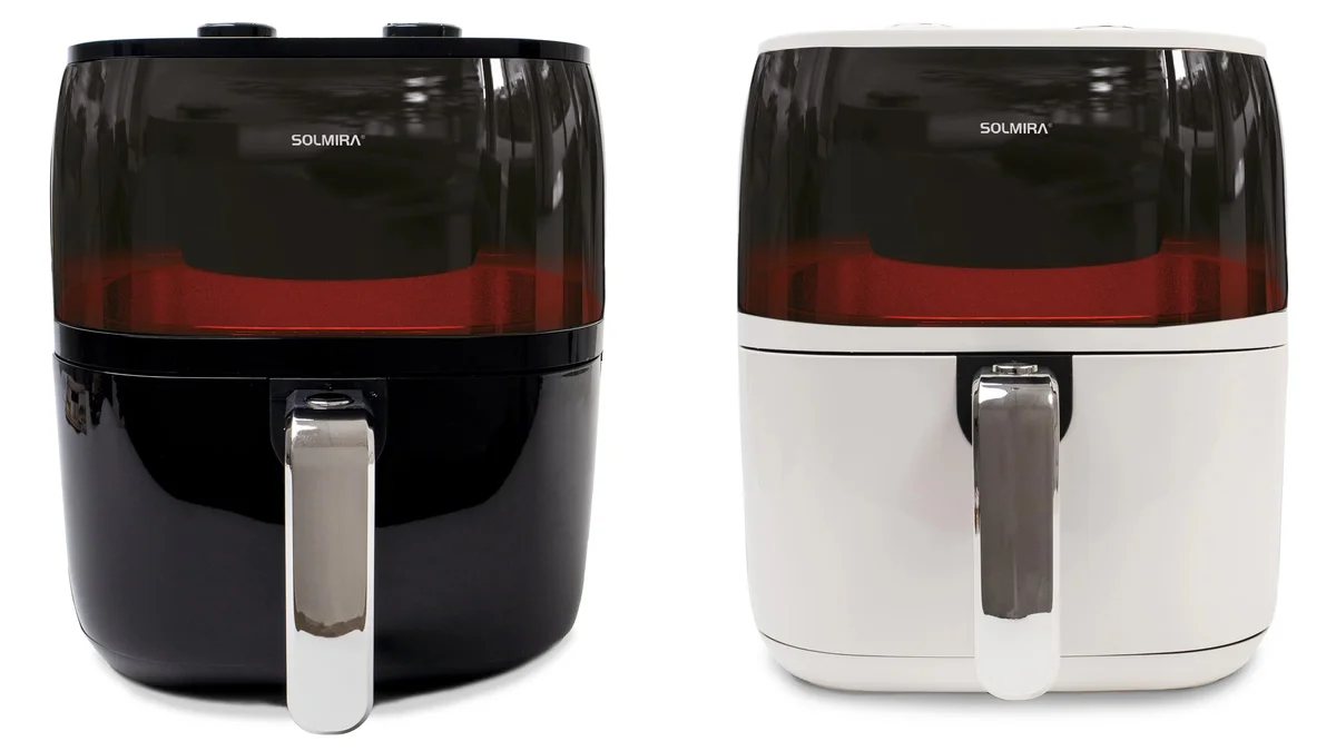Freidora sin aceite 6L 1400W - cocción por aire caliente - temporizador