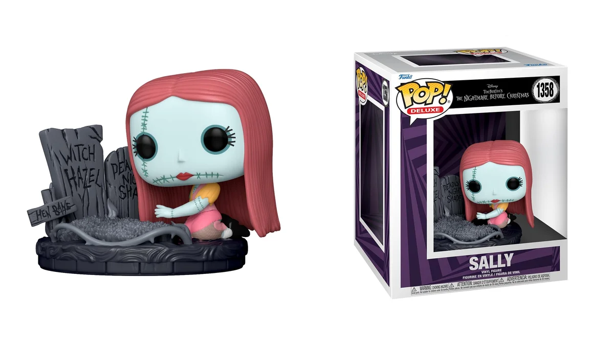 Funko Pop! Deluxe Sally con Lápida - Pesadilla Antes de Navidad