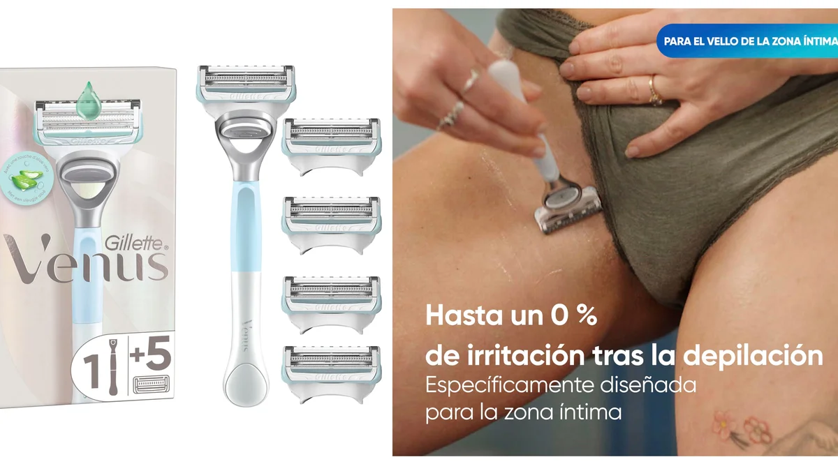 Maquinilla Gillette Venus con 5 recambios