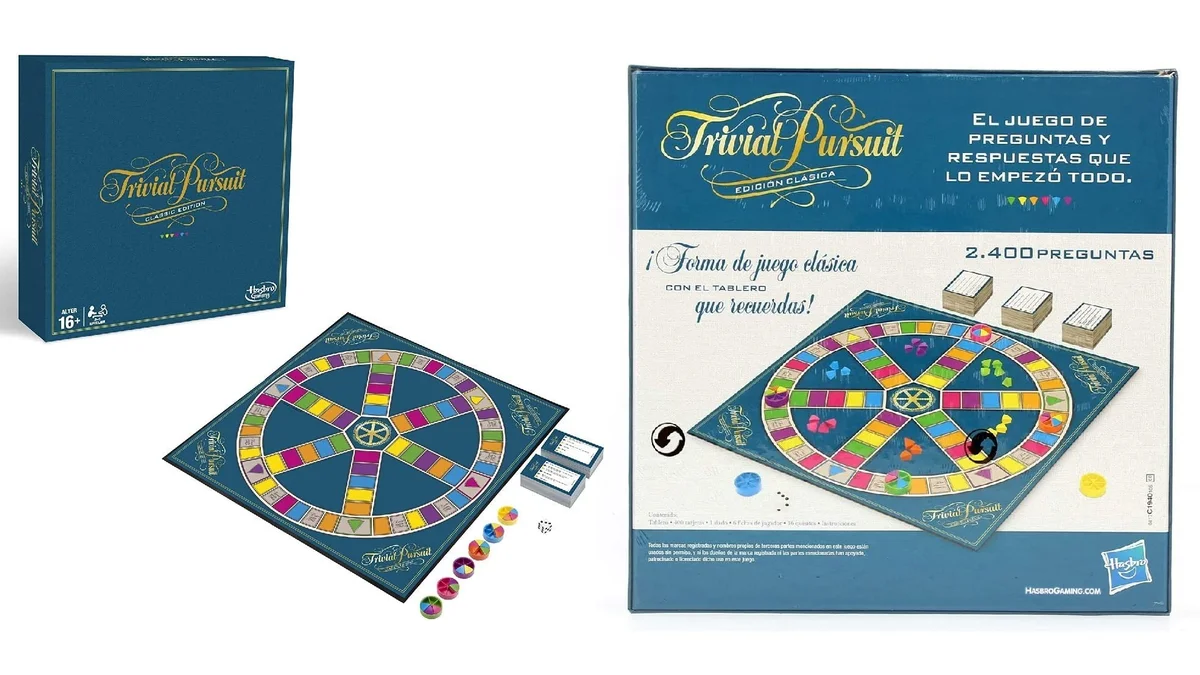 Trivial Pursuit ed. Clásica - juego de mesa con miles de preguntas de cultura general