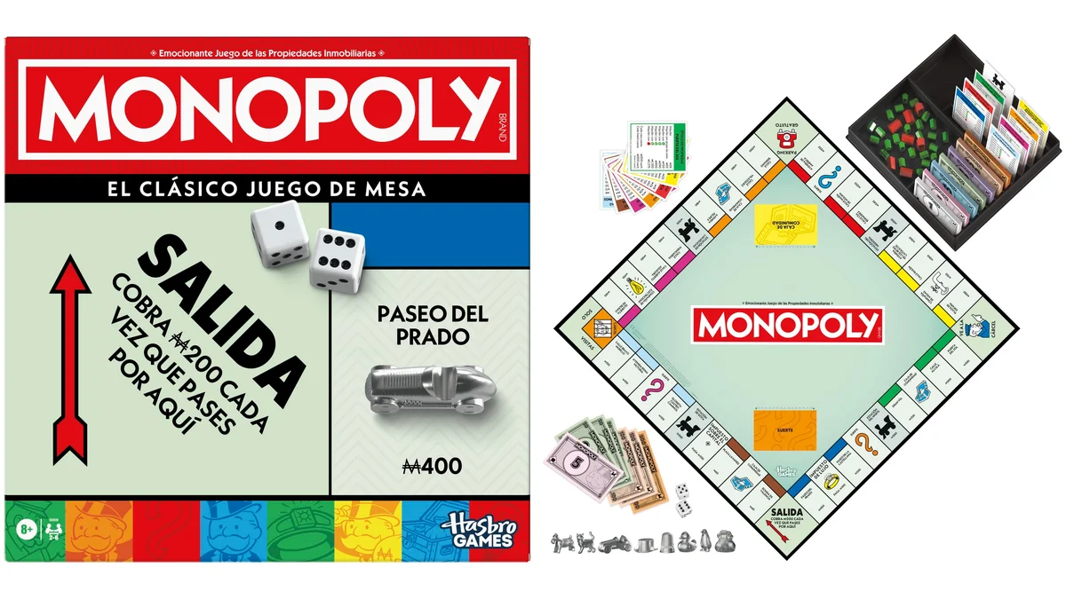 Juego de mesa Monopoly clásico
