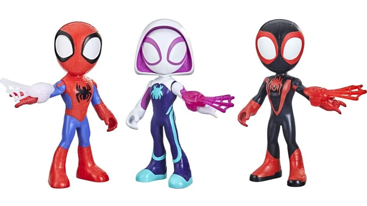 3 figuras grandes Spidey y su superequipo - 22 cm