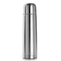 Termo de acero inoxidable - tapón con botón - 500ml