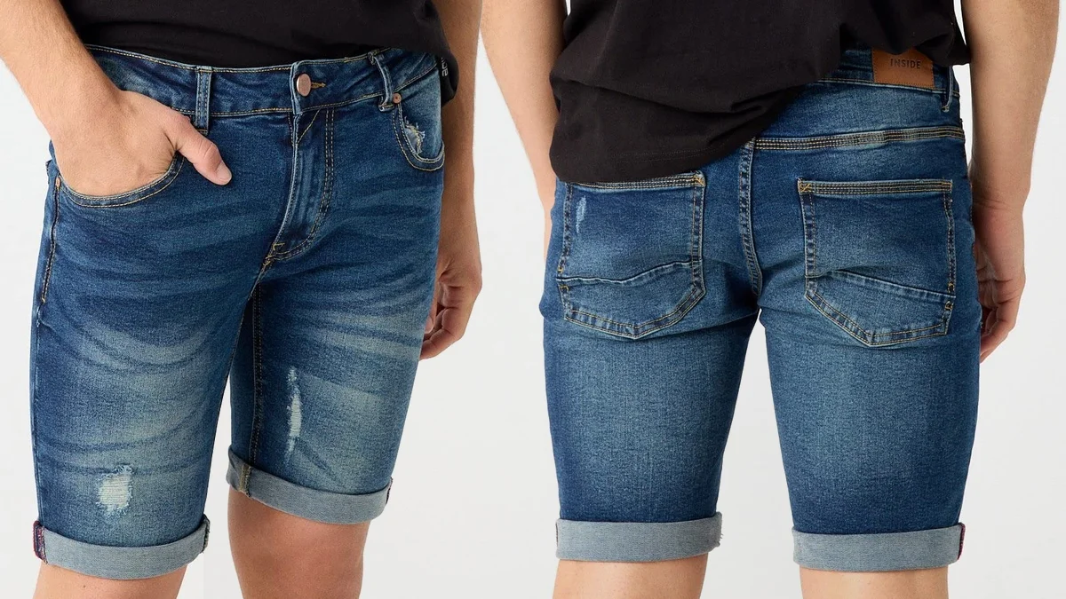 Bermudas vaqueras Inside para hombre - tallas baratas entre 38 a 44