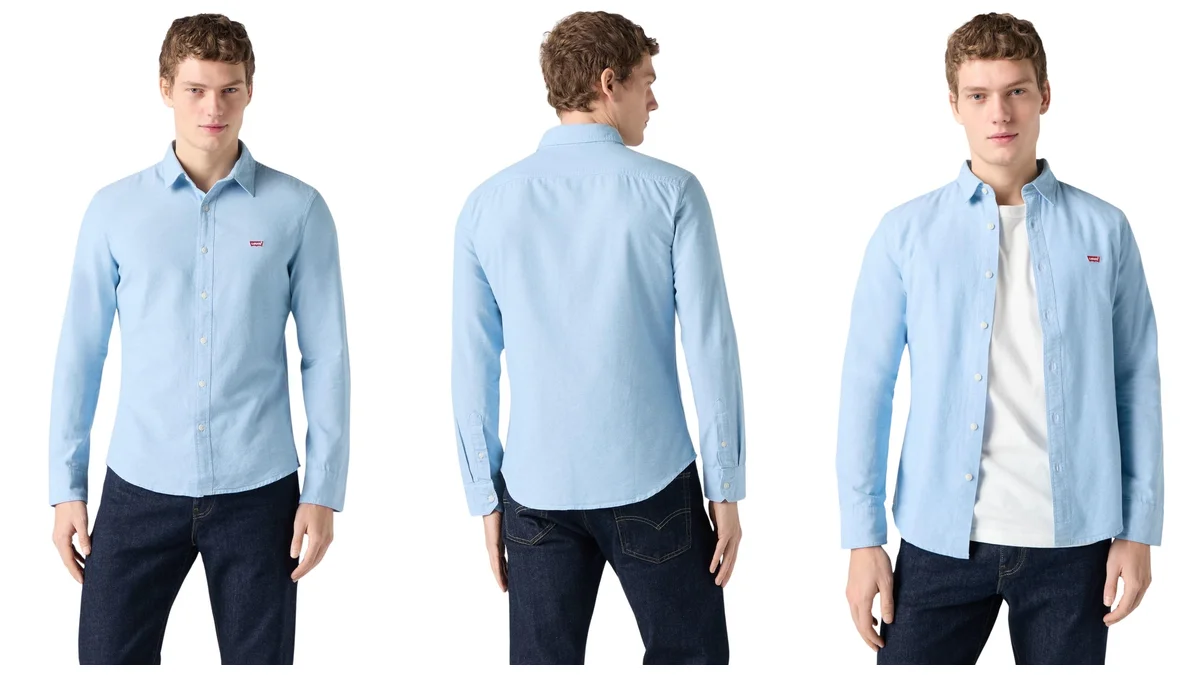 Camisa Levi's para hombre 100% algodón