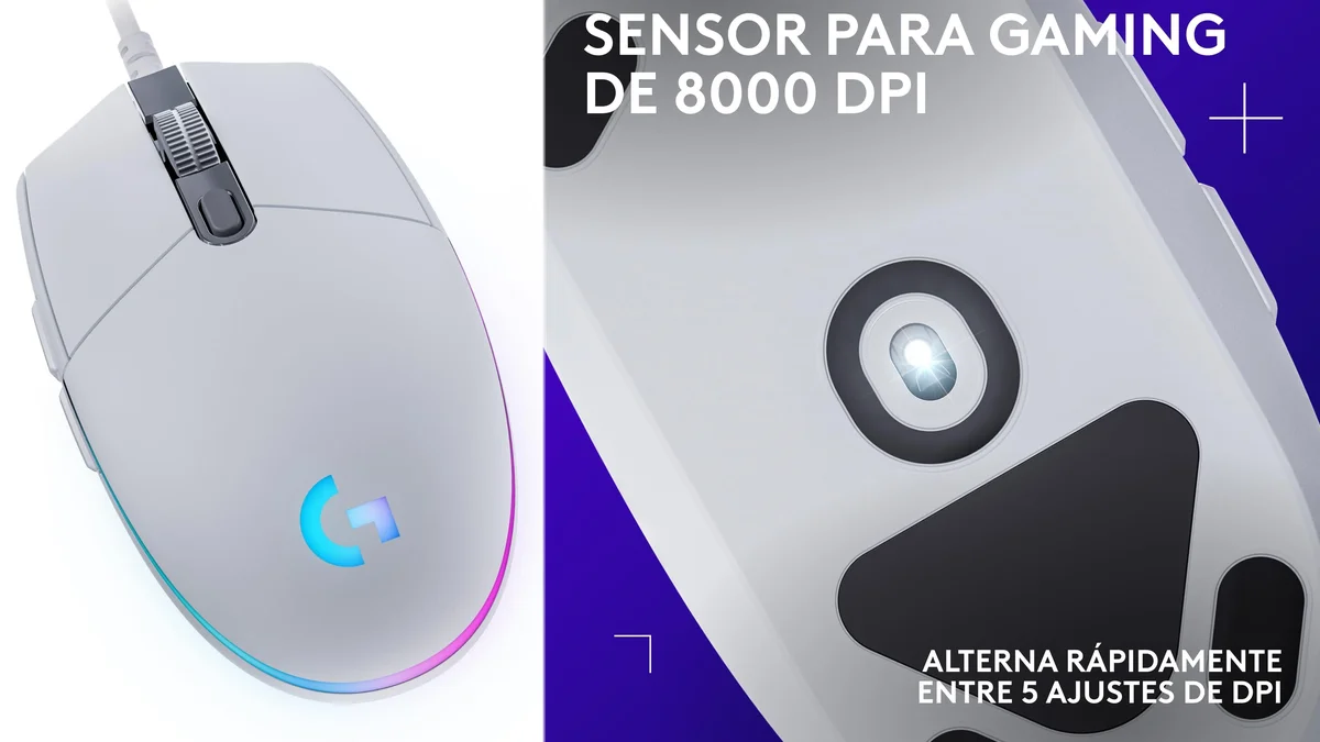 Ratón Logitech G203 Lightsync RGB - DPI 8000