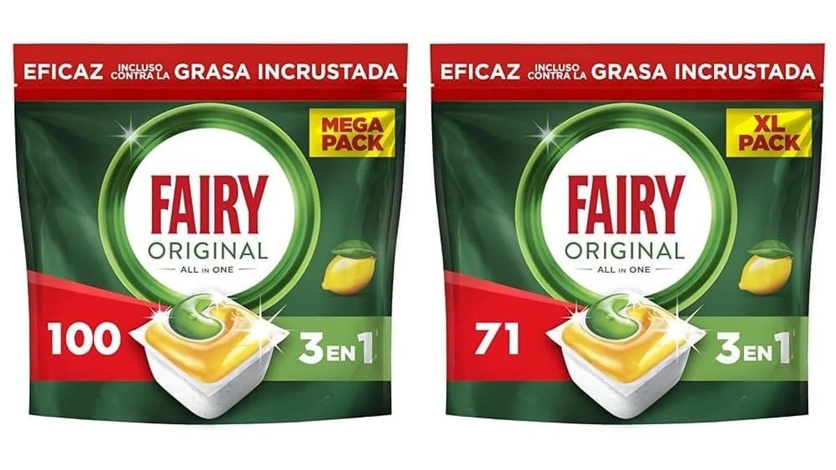 Pack 171 cápsulas Fairy para lavavajillas