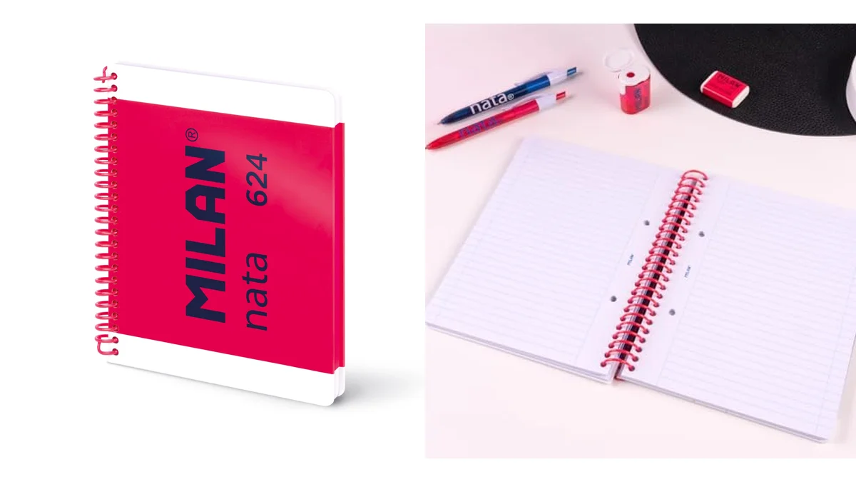 Cuaderno Milan Nata 624 A5 - tapa dura