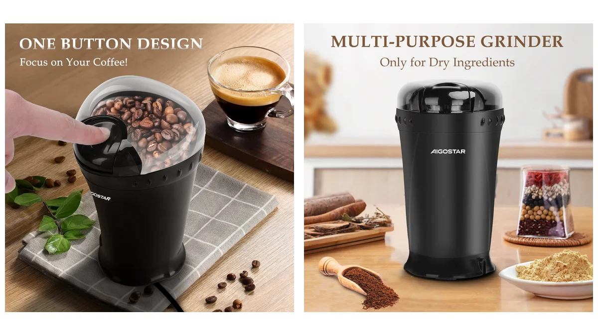 Molinillo de café eléctrico Aigostar 200W