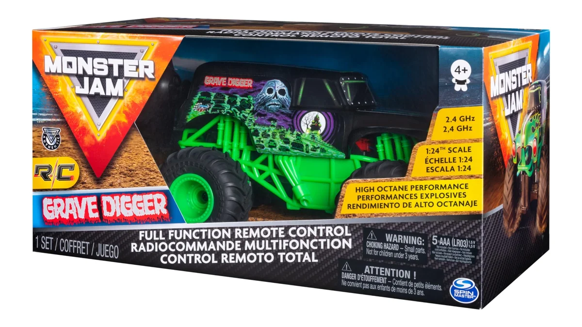 Coche teledirigido Monster Jam Grave Digger