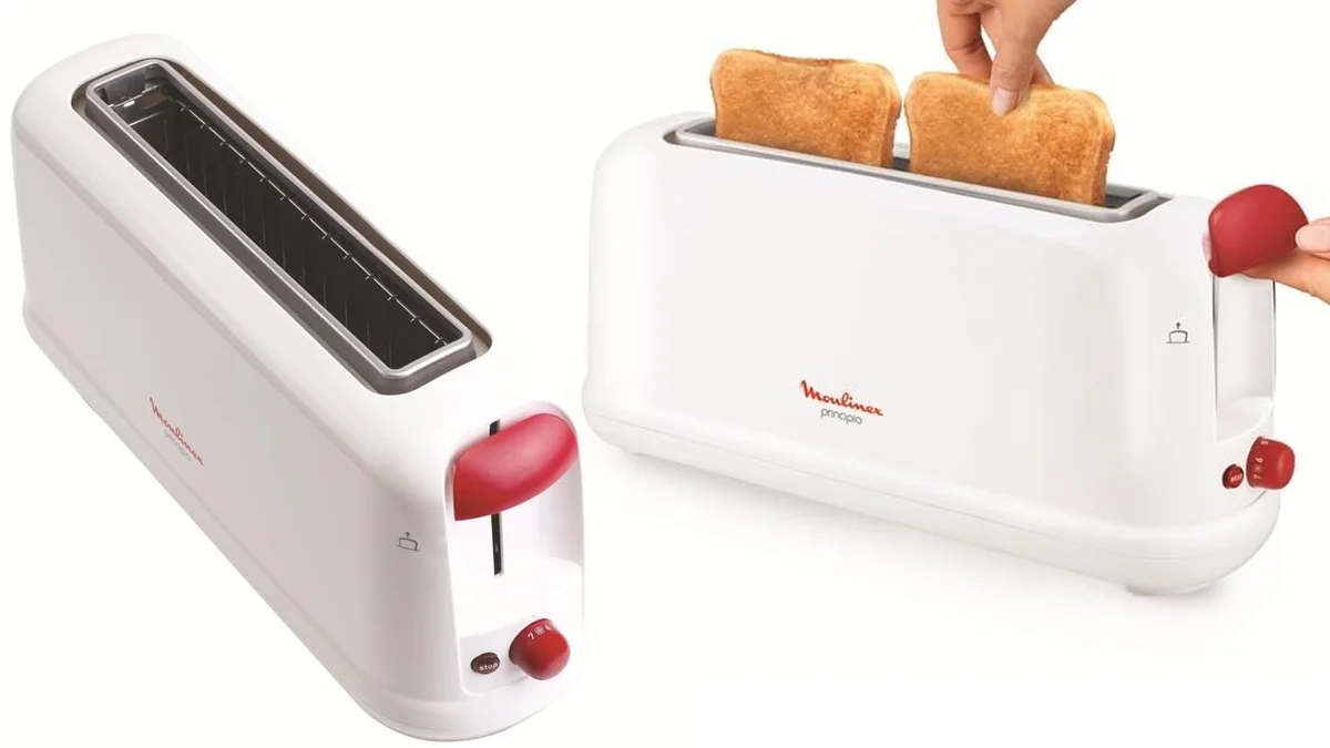 Tostadora Moulinex para pan largo (25cm) y grueso