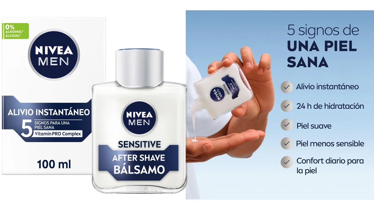 100ml loción after shave bálsamo alivio inmediato