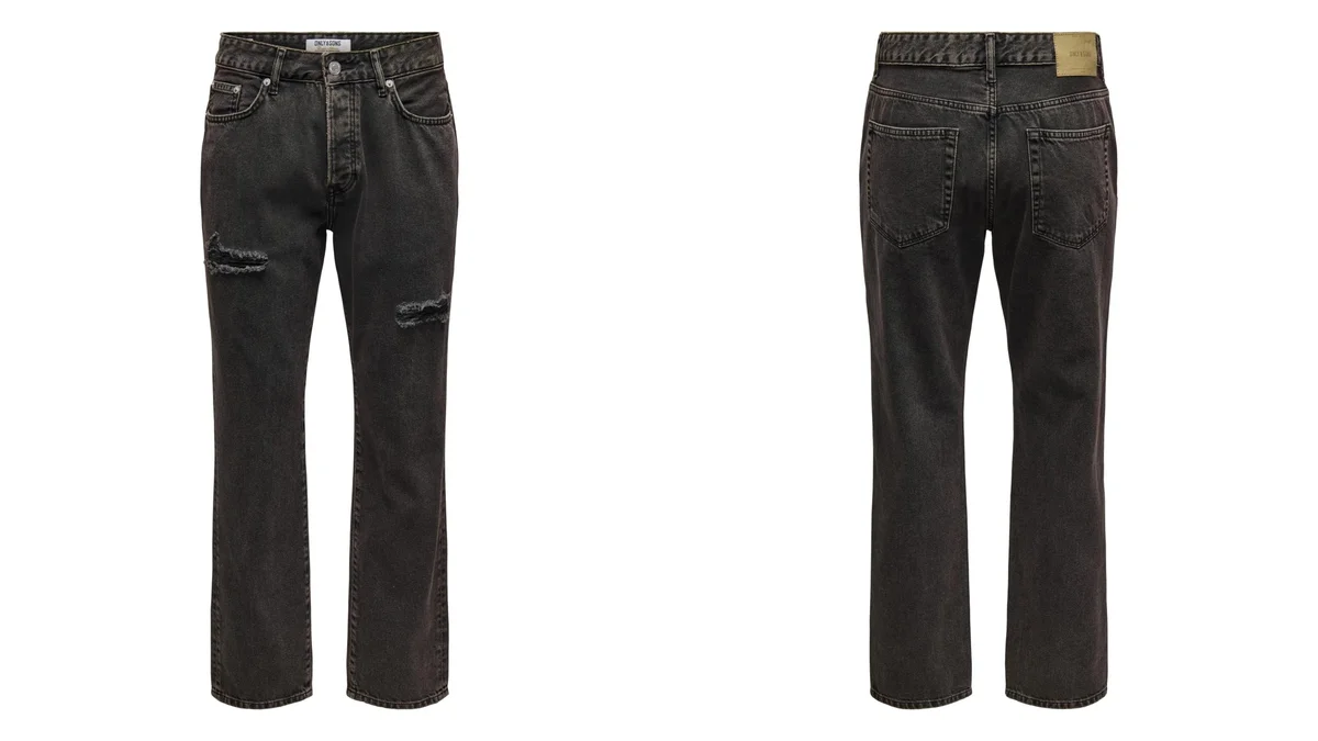 Vaqueros Only &amp; Sons rectos rotos para hombre