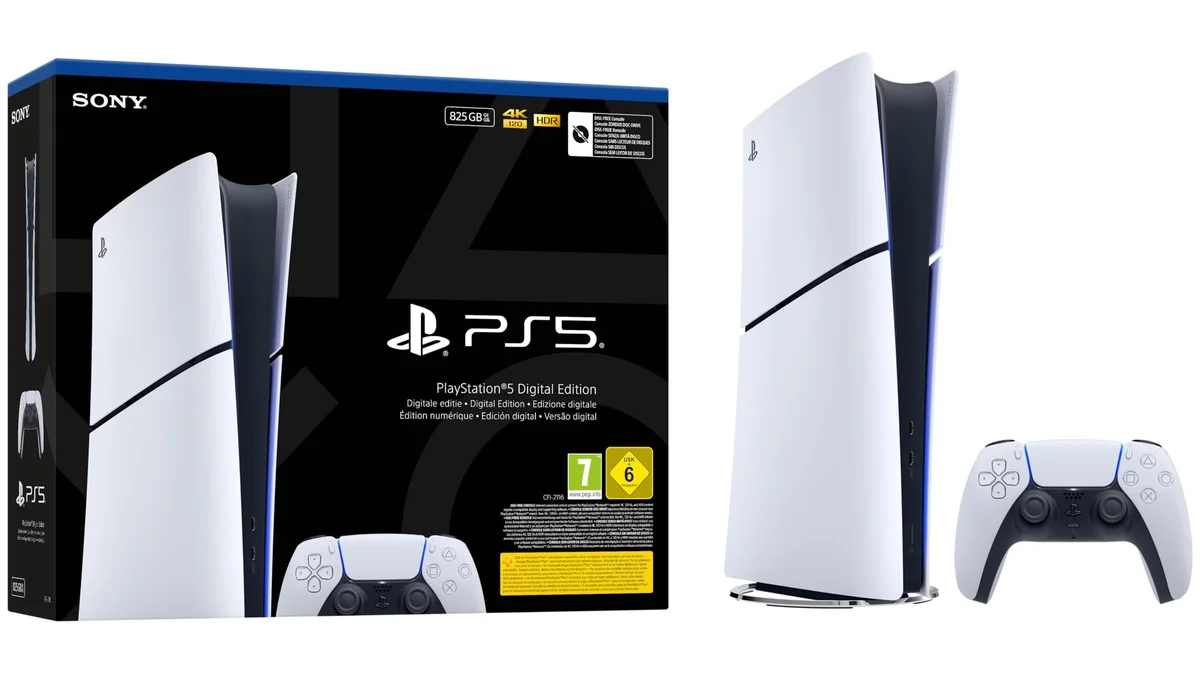 Playstation 5 Slim 4K ver. digital aplicando código