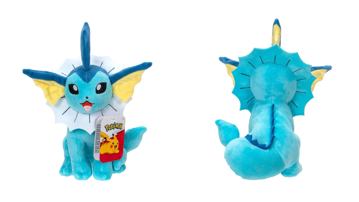 Peluche Vaporeon 20 cm Pokémon
