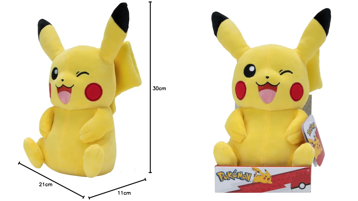 Peluche Pikachu 30 cm Pokémon