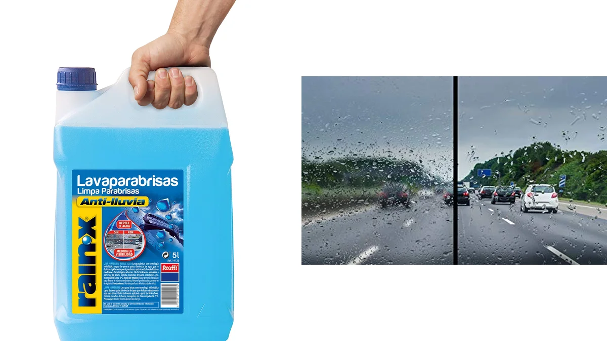 5L lavaparabrisas Krafft Rain-X hidrofóbico antilluvia