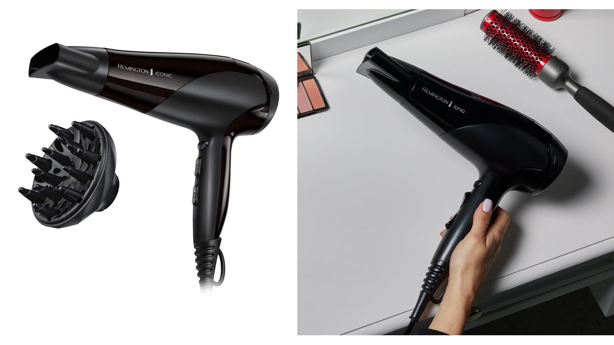Secador Iónico Remington Ionic Dry 2200W - con difusor y concentrador