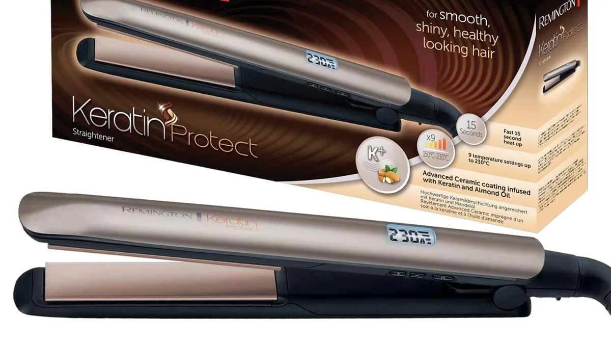 Remington Keratin Protect pantalla  - plancha para pelo cerámica con queratina