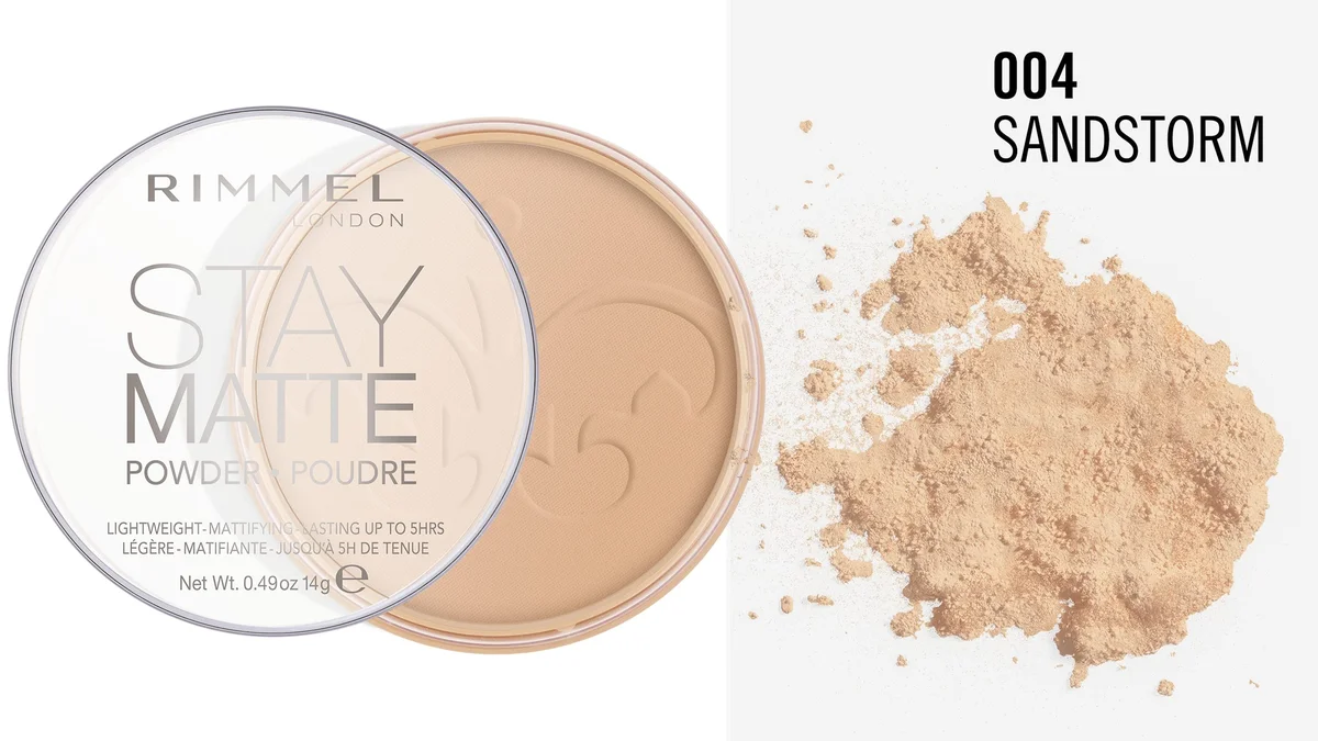 Polvos compactos Rimmel Stay Matte Natural / Sandstorm